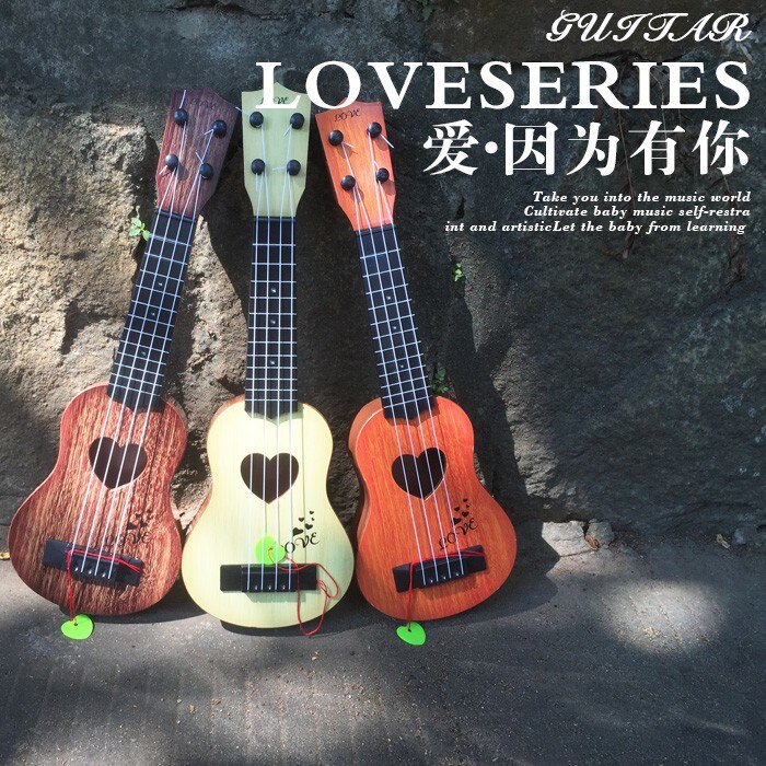 【Can Spelen Gitaar 】【 Pull String Stuk 】 Simulatie Kinderen Gitaar Kinderen Ukulele Kinderen Ji27.35