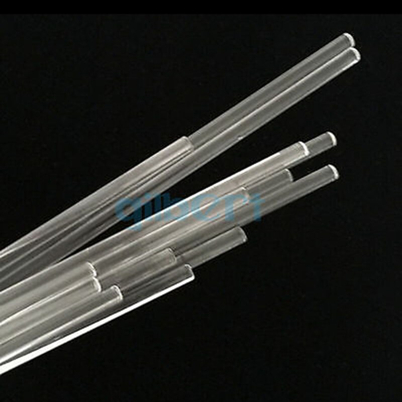 Parti 10 omrøringsstænger af glasglas 6mm diameter 200/250/300mm længde borosilikat høj resistent omrører til kemilaboratorium