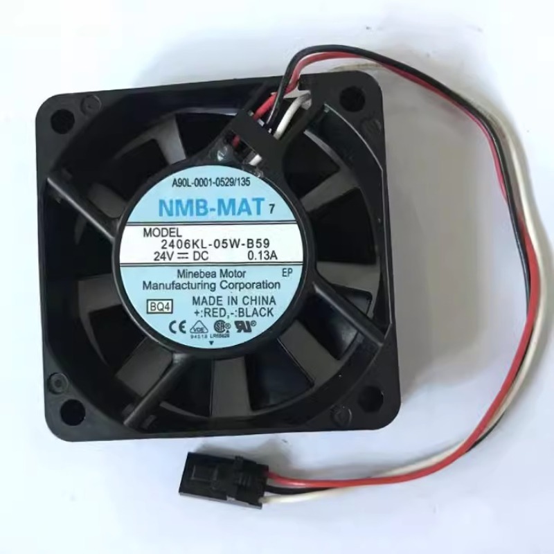 Neuer Lüfter für NMB-MAT 2406kl-05w-b59 Fanuc-Antriebs lüfter 24V 0,13 a A90L-0001-0529/0506/135 60*60*15mm