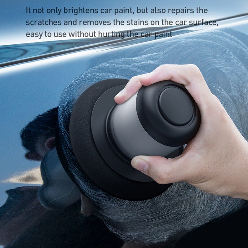 Abrillantador Manual para coche, reparador para arañazos, cuidado de la superficie del coche, material de esponja ABS PC, cera gratis