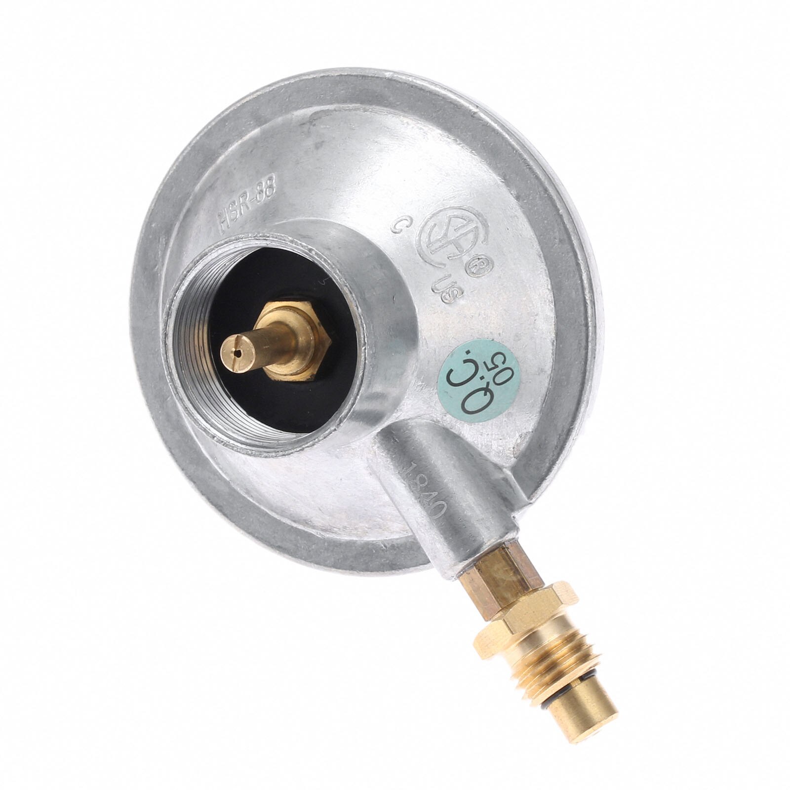 One Pound Propane Low Pressure Gas Regulator Valve Adjustable Control Kit 47600 BTU/HR