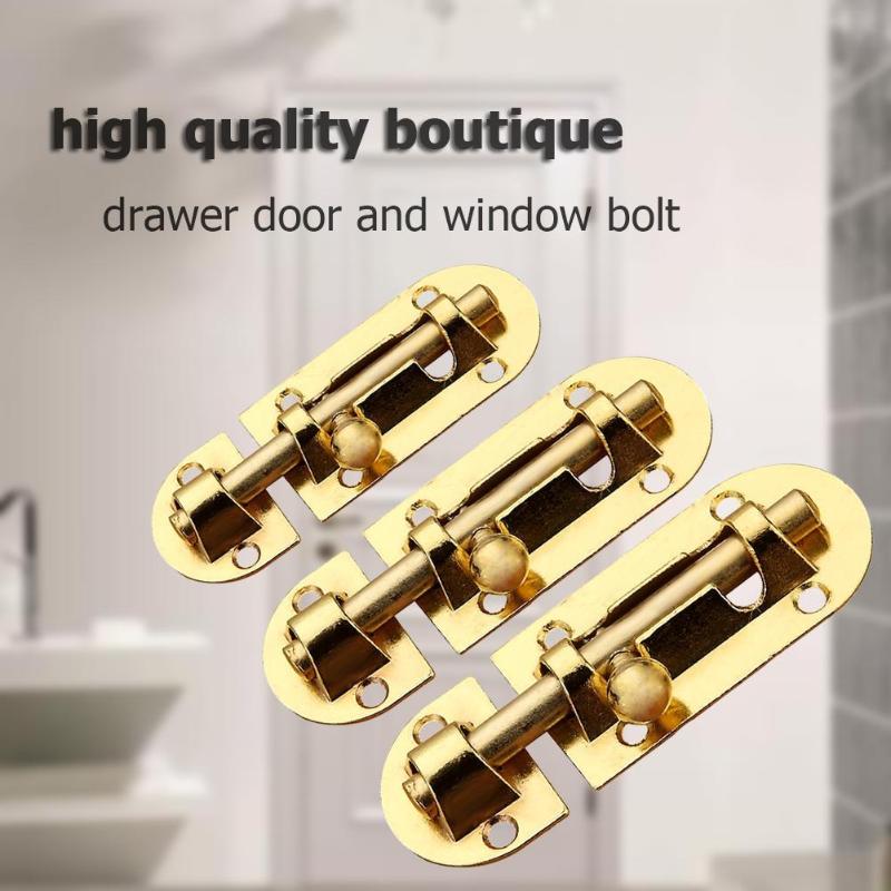 Stainless Steel Round Door Window Lock Gate Latch Home Security Sliding Locks Window Wooden Door Latches Anti-theft Latches