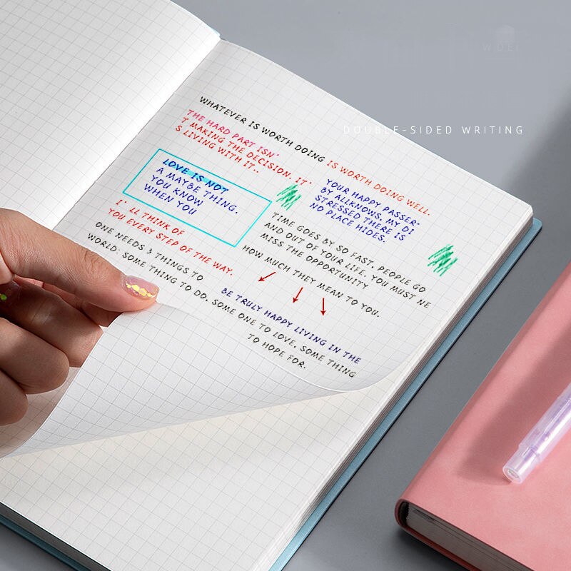 Notebook A4 Thickened Large Business Super Thick Grid Blank Grid Diary Cuaderno Notebooks And Journals Libretas Zeszyt Caderno