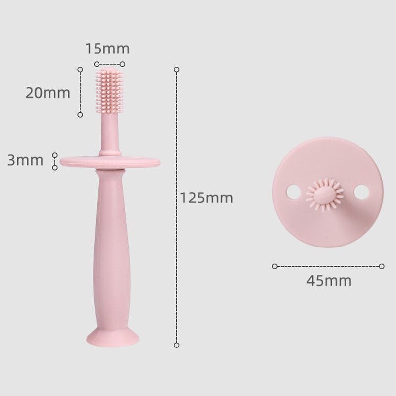 #39 myk silikon trening tannbørste baby tannpleie munnpleie tannbørste verktøy tannpleie baby melk tannbørste babyprodukter