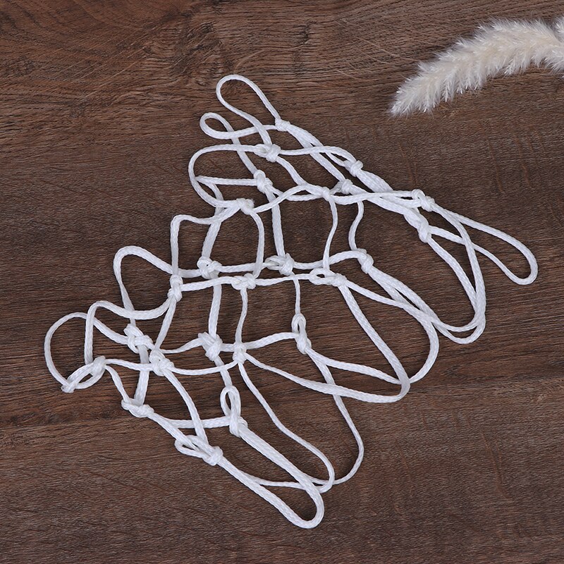 Farve tilfældig grøn fluorescerende basketball net lysende basketball net nat sport fluorescerende standard basketball net