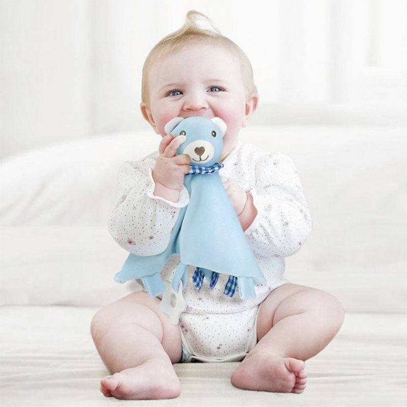 Baby plys legetøj blødt formilde håndklæde berolige sovende dyr tæppe håndklæde pædagogisk rangler musling plys bebes legetøj dukke