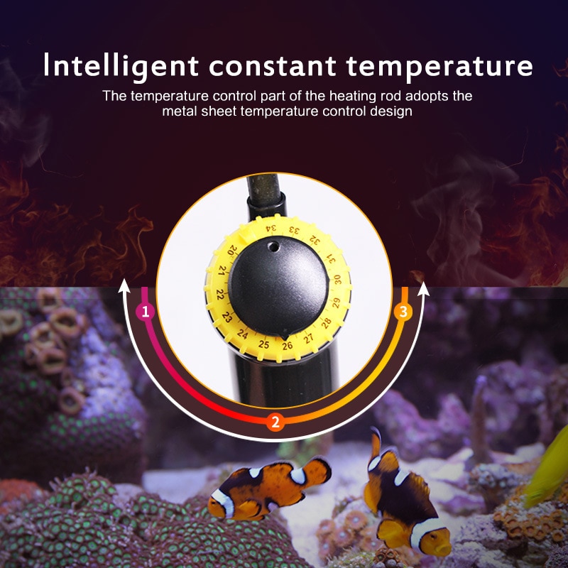 100-300W Fish Tank Heating Rod Adjustable Temperature Thermostat Aquarium Heater Fish Tank Termostato Aquario Aquarium Heater
