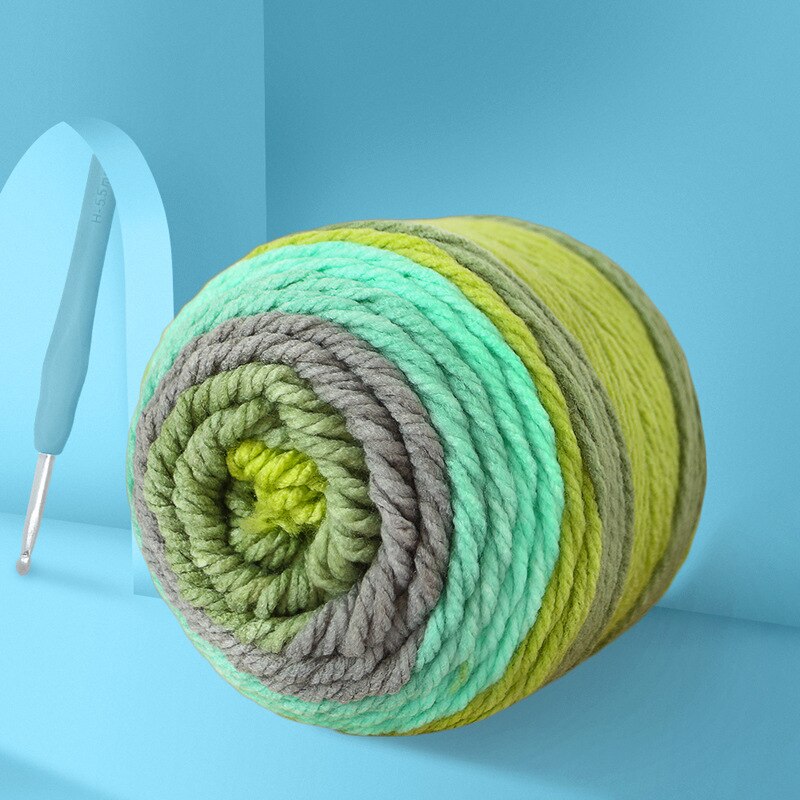 200G/Ball Hand Geweven Wol Diy Handgemaakte Gebreide Zachte Sjaal Hoed Trui Gehaakte Dikke Wol Voor Hand breien