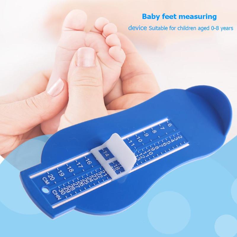 Baby fod lineal børn fod længde måle måler enhed barn sko lommeregner toddler spædbørn sko fittings måler værktøj 9 farve