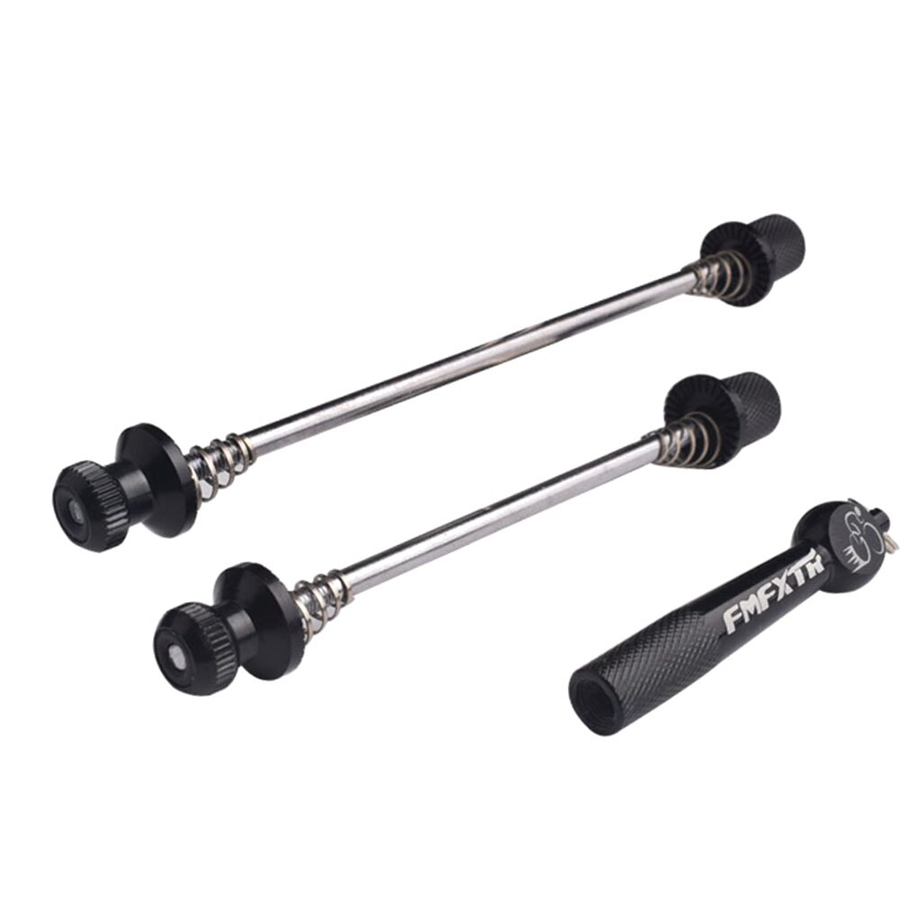 MTB Road Cycling Bike Quick Release Front Rear Wheel Hub Axle Axis Skewers Bicycle Accessories: black