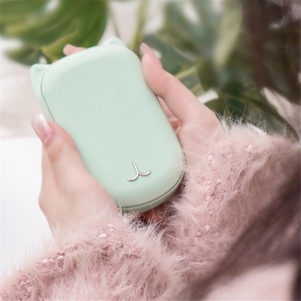 3600mAh Cute USB Rechargeable LED Electric Hand Warmer Heater Travel Handy Long-Life Mini Pocket Warmer Home Warming Product