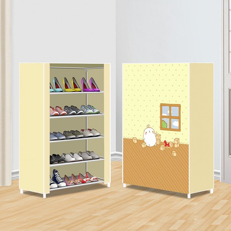 Multi-layer Shoe Rack Easy To Assemble Shoe Rack Portable Space Saving Household Furniture Shoe Rack Storage Rack Shoe Cabinet