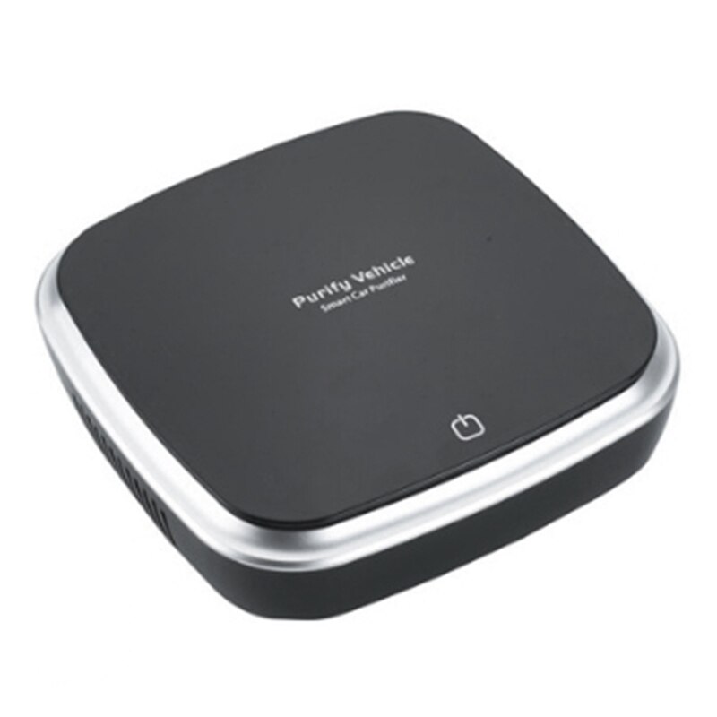 Smart Air Purifier with HEPA Filter Fresh Car Air Purifier Remove PM2.5: Black