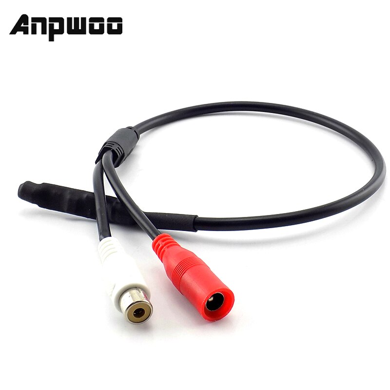 DC Connector Mini Micro Audio Sound Monitor Audio Pickup Device Terminals DC Power Cable for Camera CCTV Microphone Video