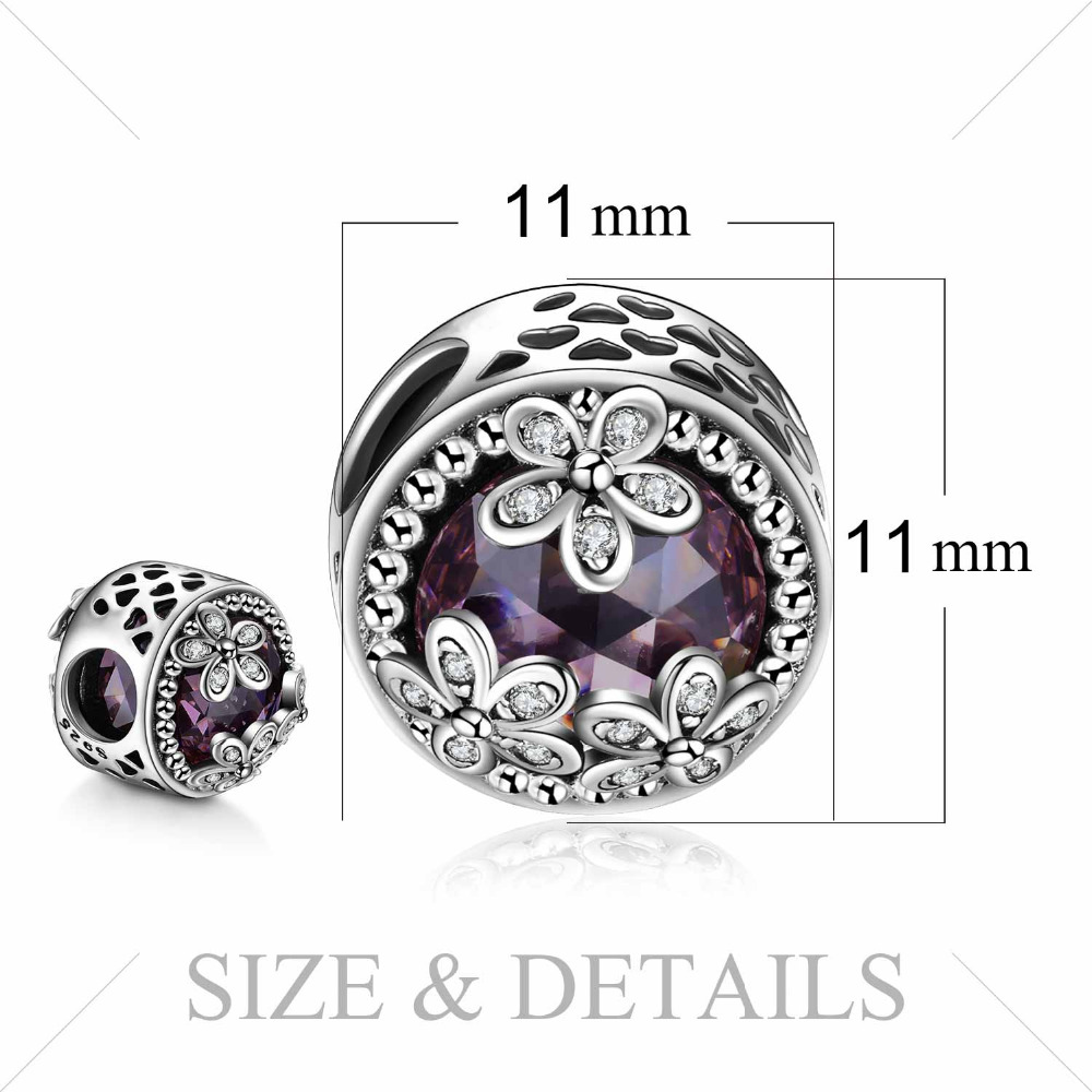 Smykkepalads autentiske 925 sterlingsølv perler charms sølv 925 originale til armbånd sølv 925 originale til smykkefremstilling