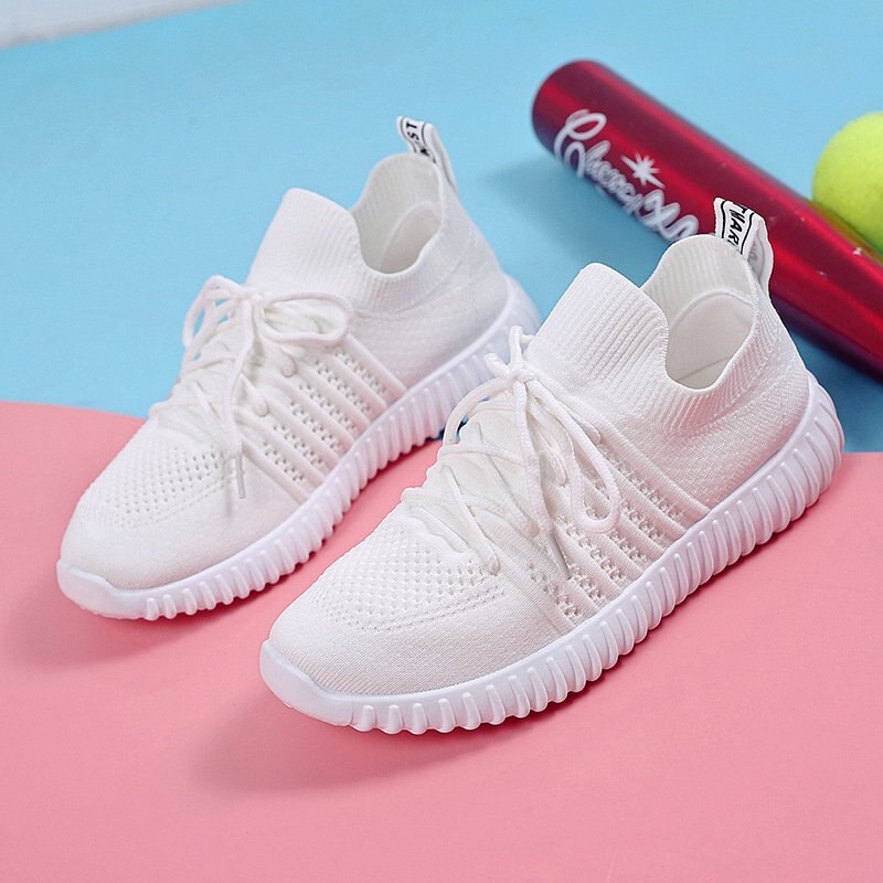 Tenis feminino kvinder tennissko billige fire sæsoner damesko ultralette sneakers dame udendørs jogging træningssko: Hvid / 4
