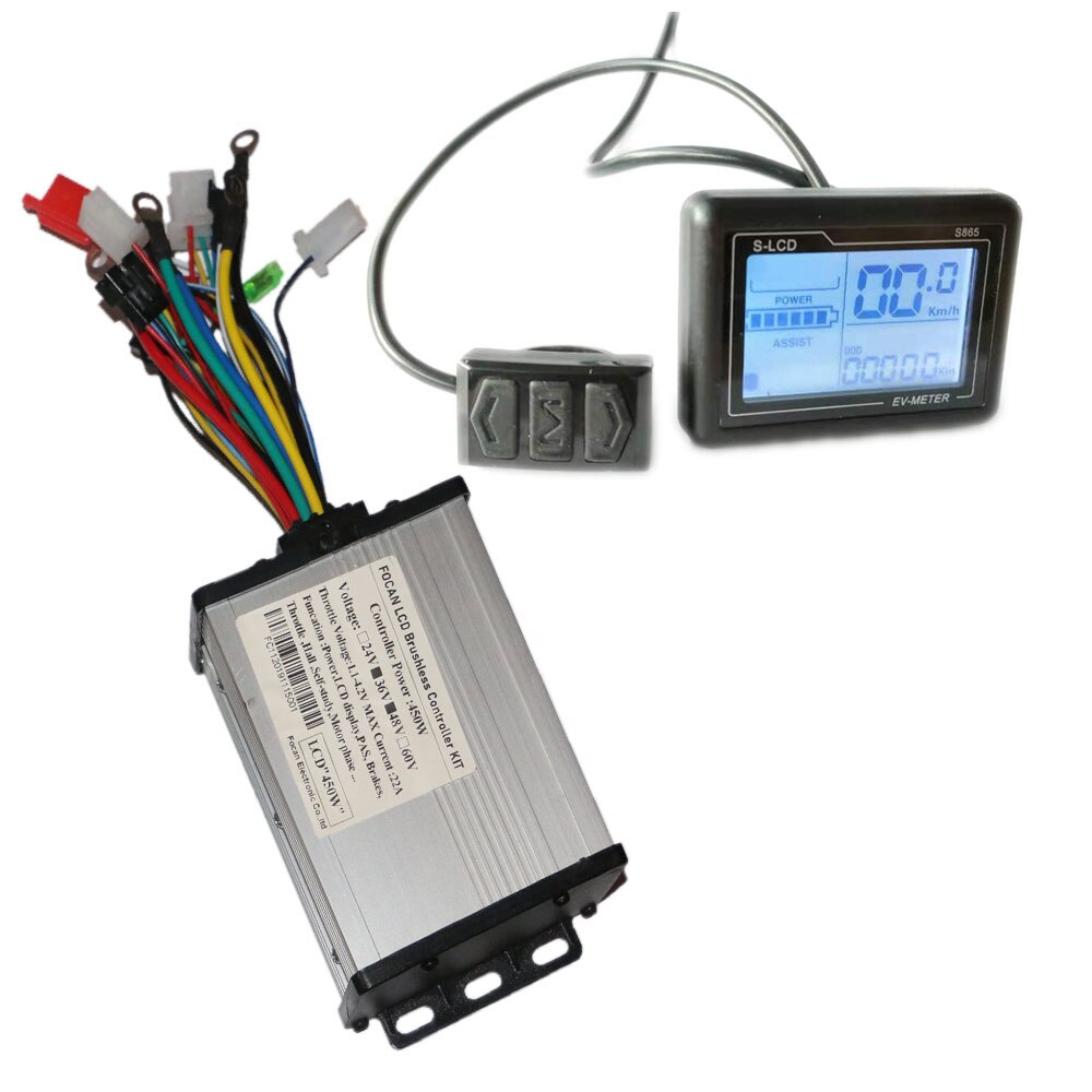 EBIKE DISPLAY 24V / 36V / 48V KT LCD4 Display Jeus de ContrôLeur de
