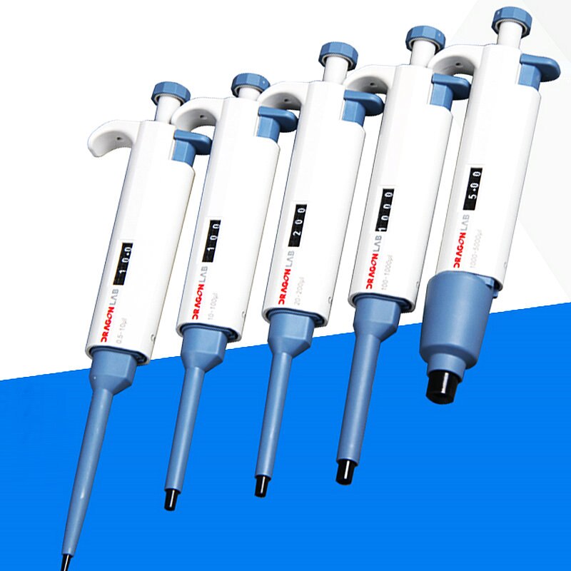Pipetta regolabile a canale singolo dragon lab 1pcs, micro campionatore digitale continuo manuale, pipetta per grandi volumi