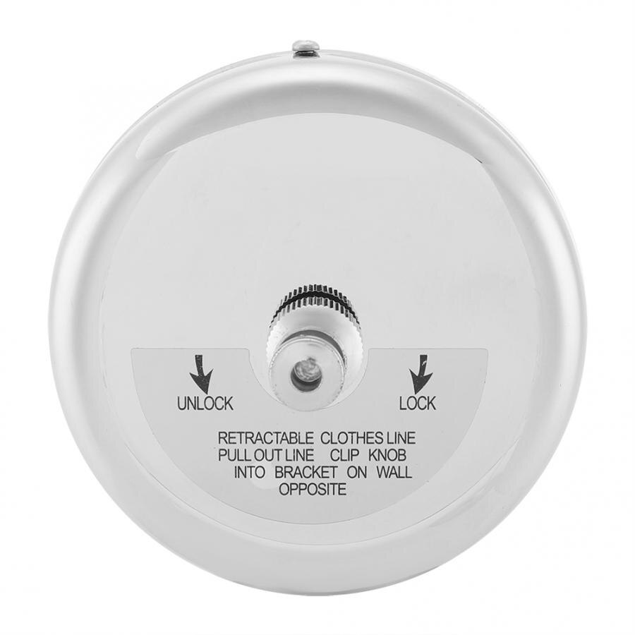 Stainless Steel Clothesline Retractable Clothes Line Dryer Indoor Outdoor Laundry Single Clothesline Clothes Drying Line 2.8m