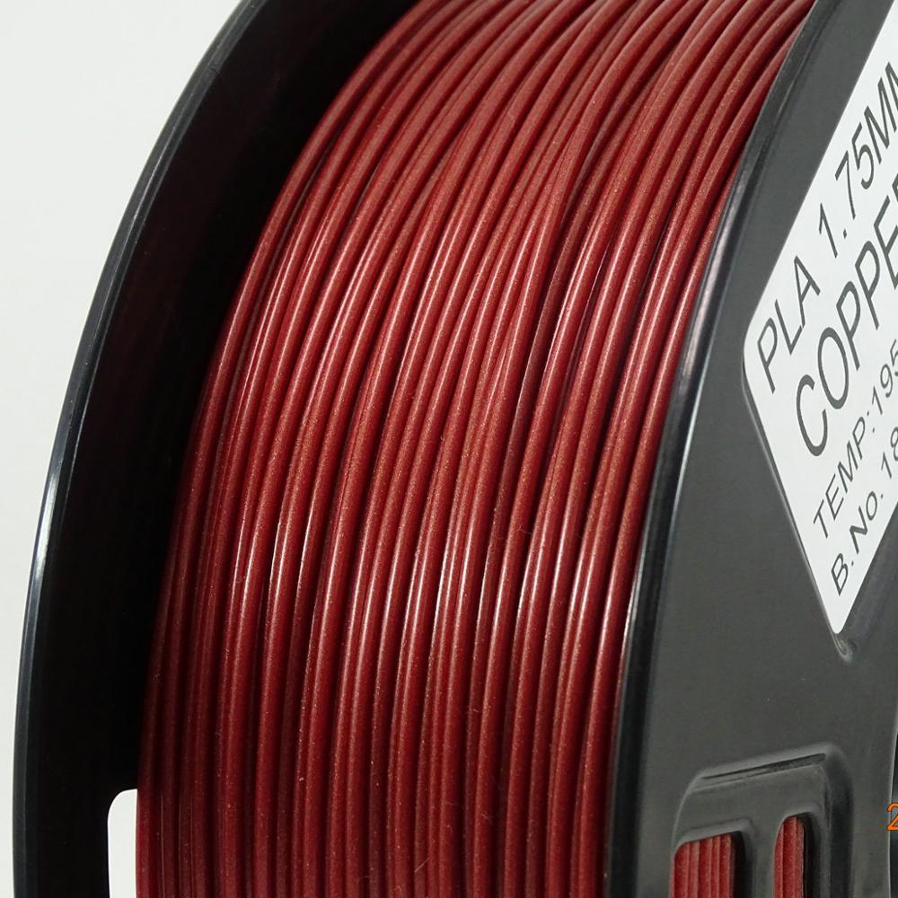 3D Baskı Sarf Metal PLA1.75mm 1 KG/0.1 KG Kırmızı Bakır 1 kg Metal Filament 3D Baskı Metal Plastik tel