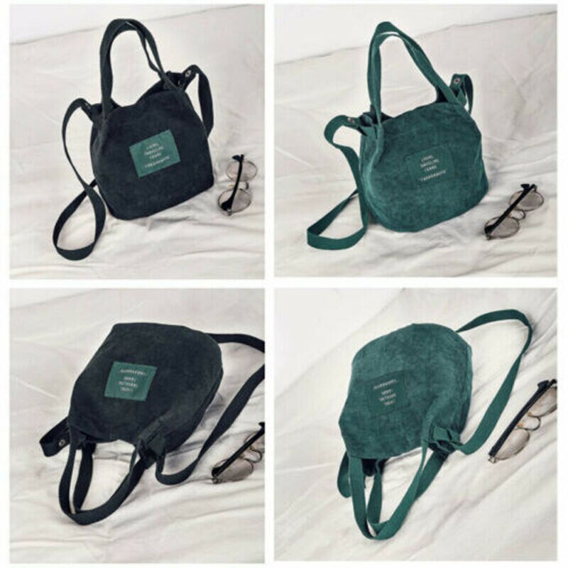 femmes sac à main dames velours côtelé sac à main épaule dames fourre-tout sac à main sacoche sac de messager sac de Shopping de rue