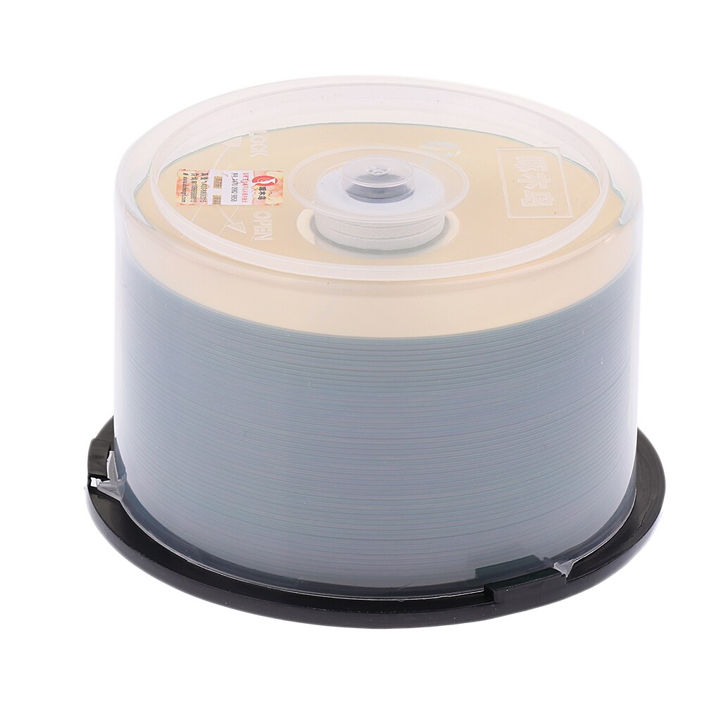 50Packs CD-R 52X 700MB 80Min Recordable DVD Blank Discs Spindle Dia.120mm