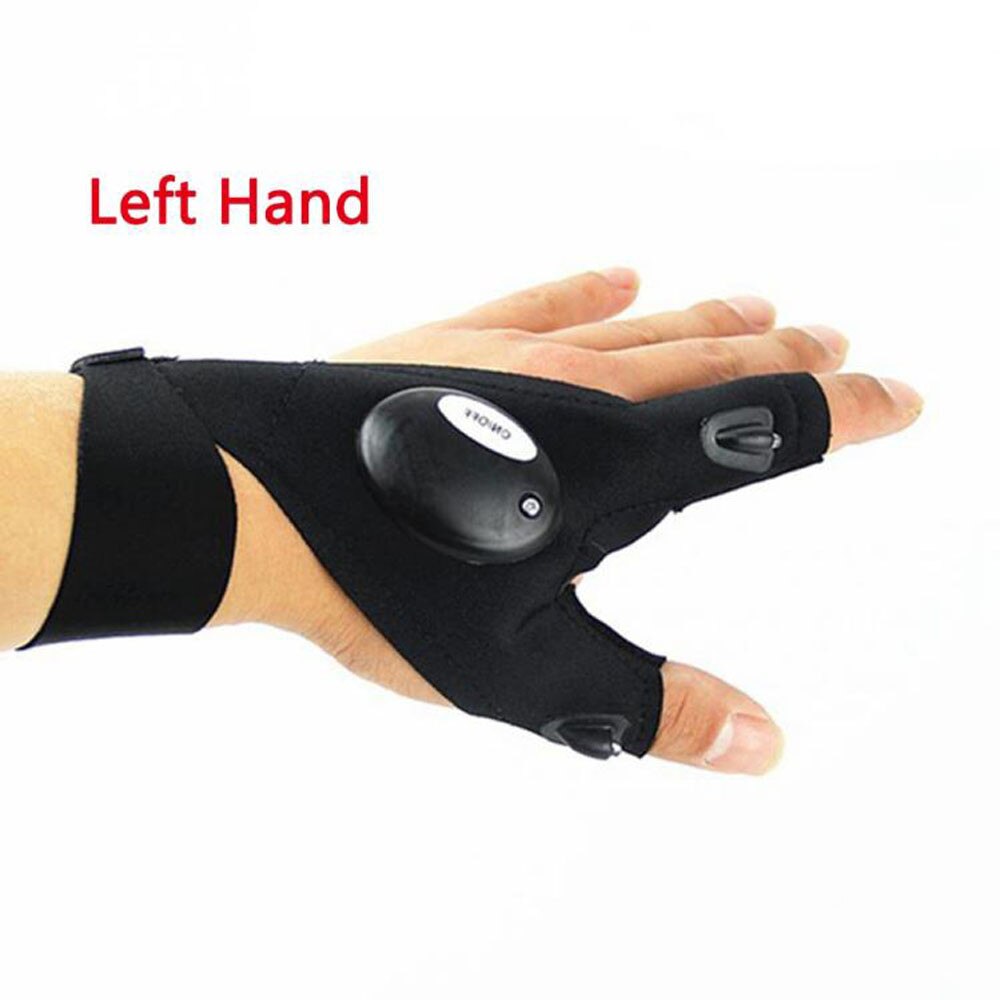 Night Fishing Glove With LED Light Rescue Tools Outdoor Gear Waterproof Convenient High Brightness Led Light Gloves For Fishing: MULTI