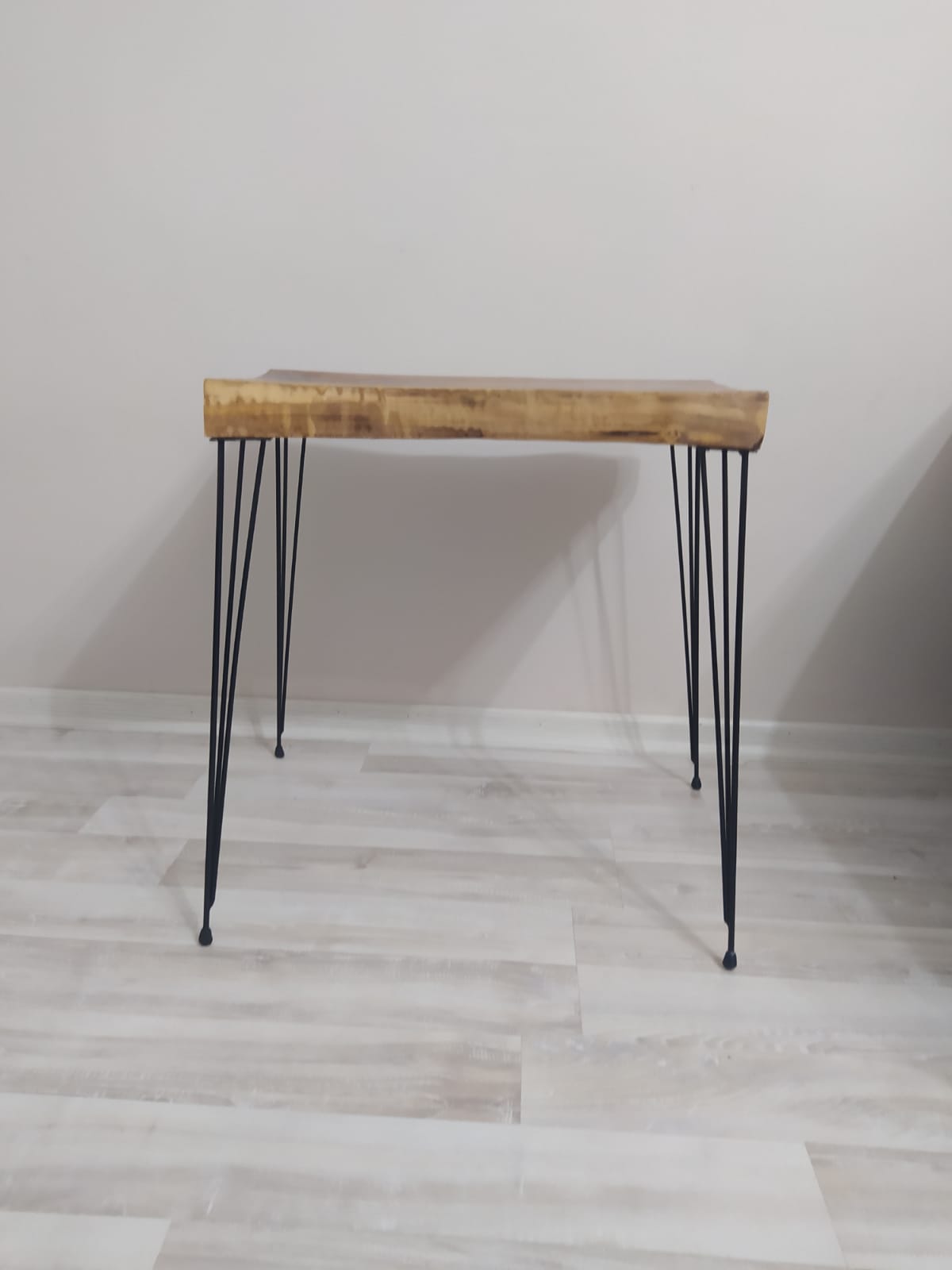 RECTANGULAR EPOXY COFFEE TABLE FROM CHESTNUT TREE