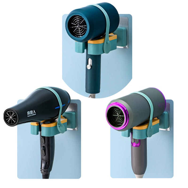Draaibare Föhn Rack Gratis Ponsen Huishoudelijke Badkamer Accessoires Opslag Muur Gemonteerde 180 Graden Rotatie Gratis Handen