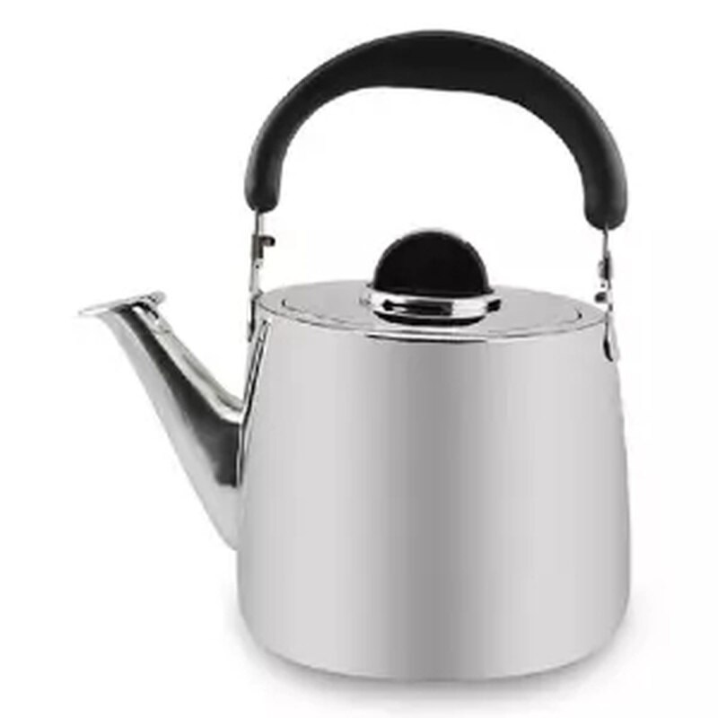 Bouilloire ménagère à gaz en acier inoxydable 304 | Bouilloire à gaz avec sifflage, bouilloire à Induction épaissie, cuisinière à sondage, bouilloire en verre émail