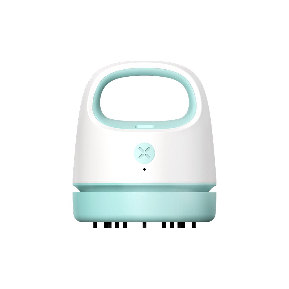 MINI aspirateur de Table sans fil, balayeuse de poussière, collecteur de miettes, gomme de rasage, gadget de nettoyage,: BLUE