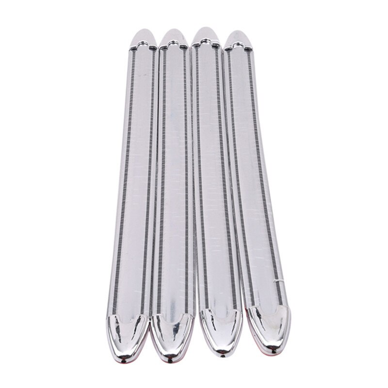4pcs Car SUV Edge Anti-collision Strip Bumper Protector Protective Guard Bar Anti-Rubbing Scraping Bumper Crash styling Moldings