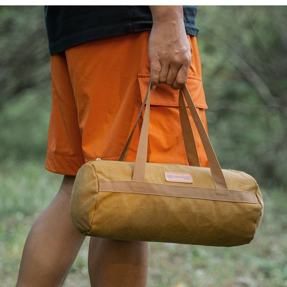 Tent Stake Bag for Camping - Waterproof & Compact Organizer for Tent Pegs, Mallet, Ropes, Outdoor Accessories Storage (20-30PCS)