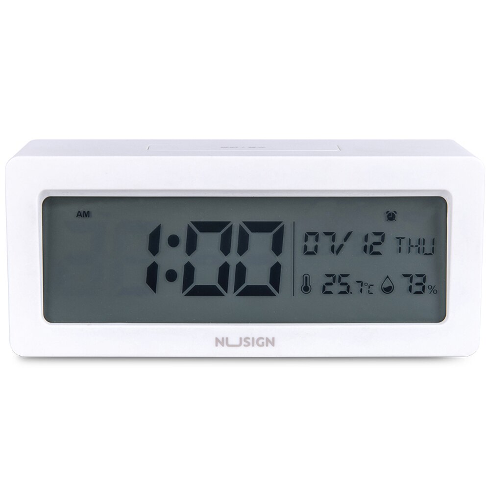 Deli newsey NS 881 electronic alarm clock student intelligent alarm clock multifunctional temperature and humidity meter