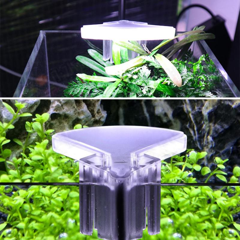 Mini vedenpitävä klipsi led akvaariovalo 5w vesikasveja kasvaa lamppukasveja kasvaa kevyt clip-on lamppu kala akvaario vedenpitävä