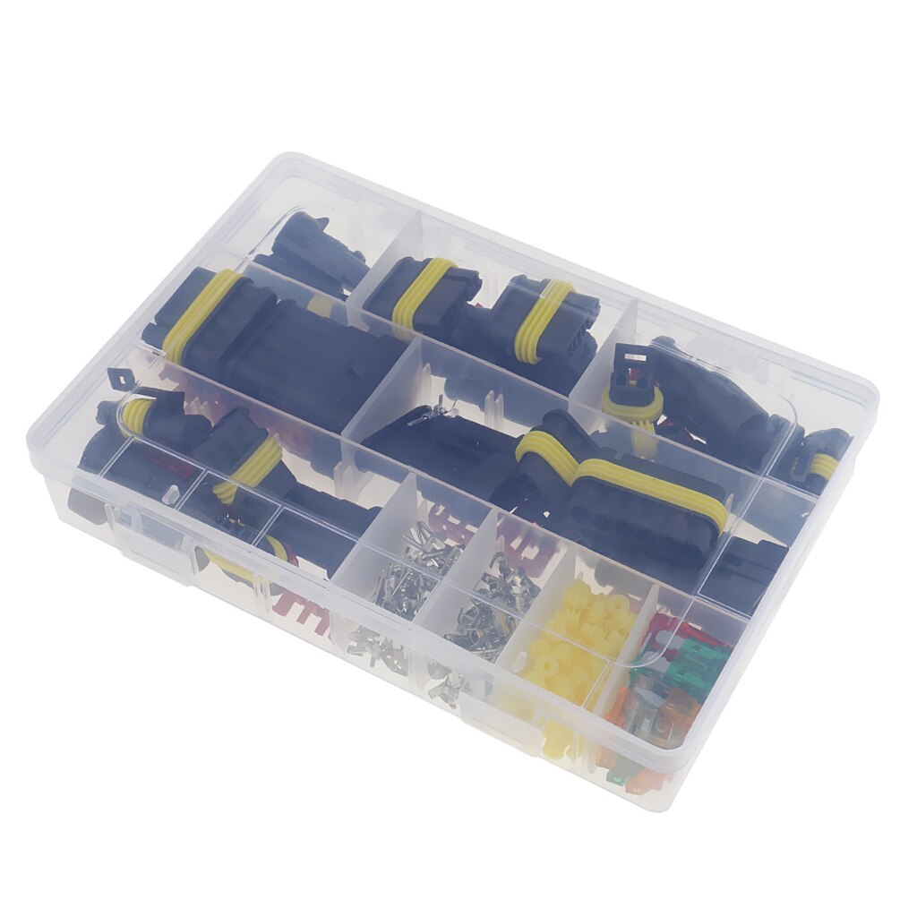 Auto 1/2/3/4/5/6 Pin Way Elektrische Connector Terminal Kit Stabiele Verbinding