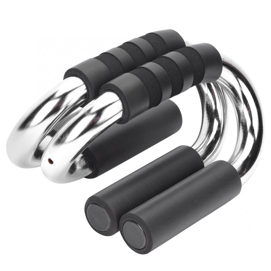 Barras Push Up de aleación de aluminio barras Push Up en forma de S soportes Push Up con cómodo agarre de espuma antideslizante equipo de Fitness doméstico