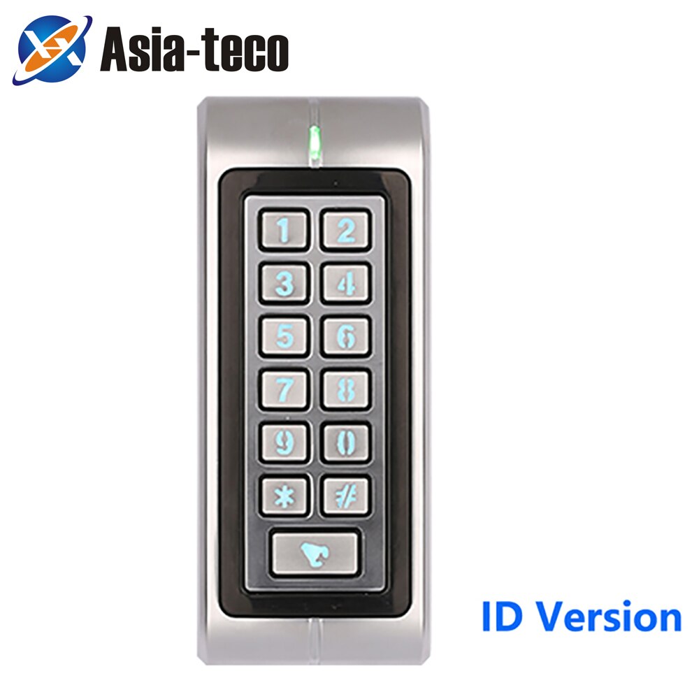 RT370 Metal Wiegand RFID Waterproof Access Control Keypad 1000 Users ID/IC Card Reader Door Access Control System: ID AC