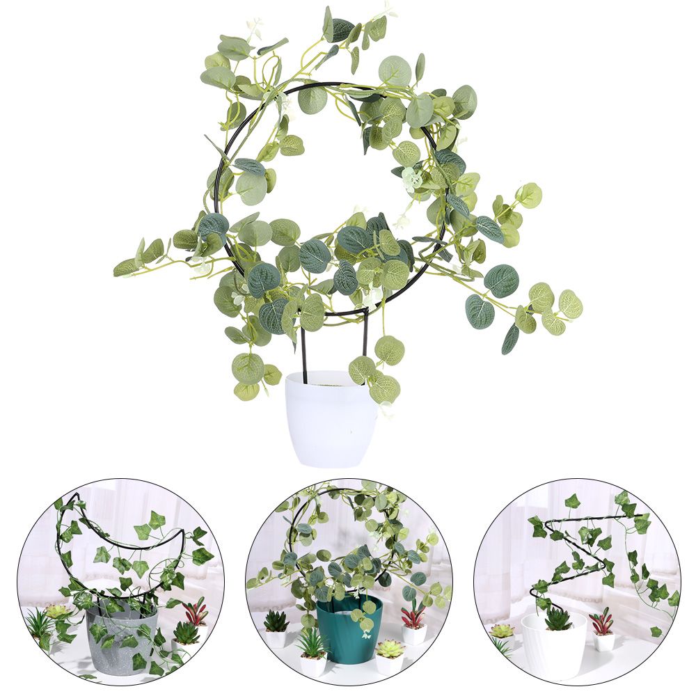 Udendørs jernstativ vinstativ blomst grøntsager kunst metal klatrestativ monteringsstang plantestøtte plante klatreholder