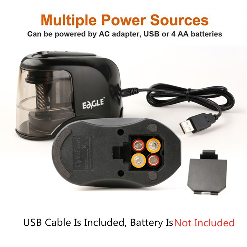 Elektrische Puntenslijper Beste Heavy Duty Spiraalvormige Stalen Blad Voor Kunstenaars Kids Volwassenen Gekleurde Potloden