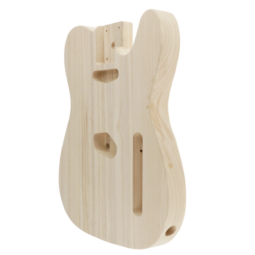 Handgemaakte Massief Uitgeholde Schuren Gitaar Hout Elektrische Gitaar Body Vat Voor Telecaster Stijl Elektrische Gitaar Diy Vervanging