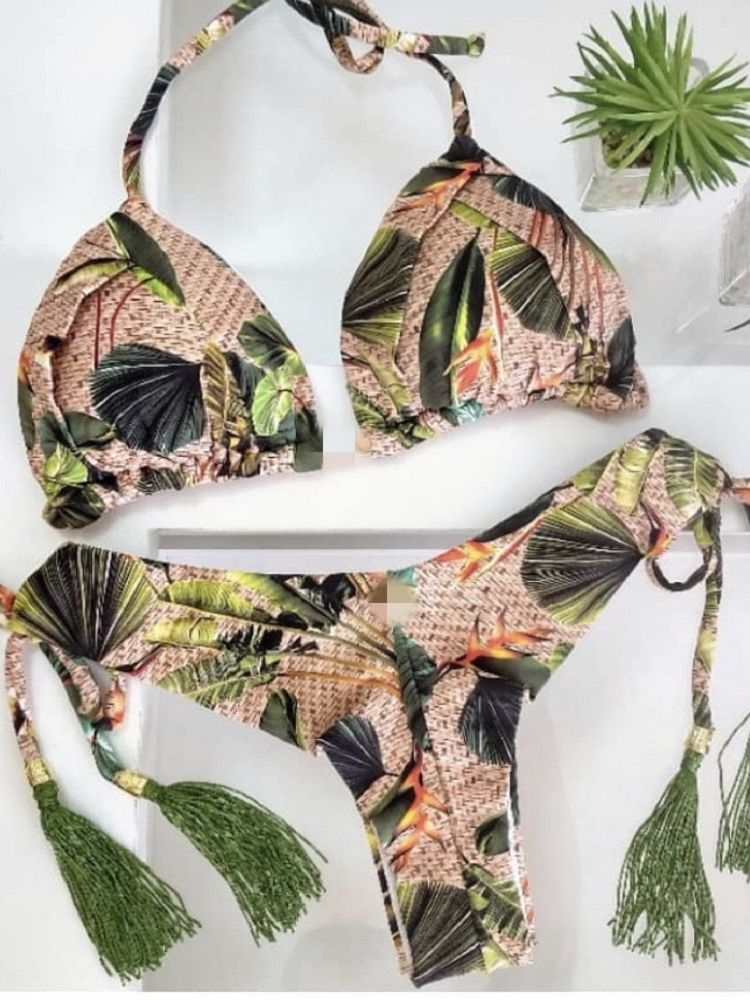Bikini damedrakt badetøy sexy bikinisett push up svømming badedrakt dame badedrakter