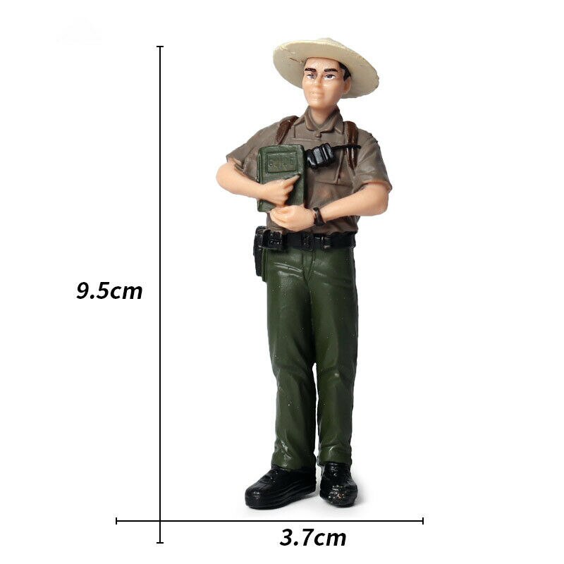 Farm People Farmer Police Breeder Farmwife Figure Model Decor Collector Toy Collector Decor Simulation Educational Figures: M-373