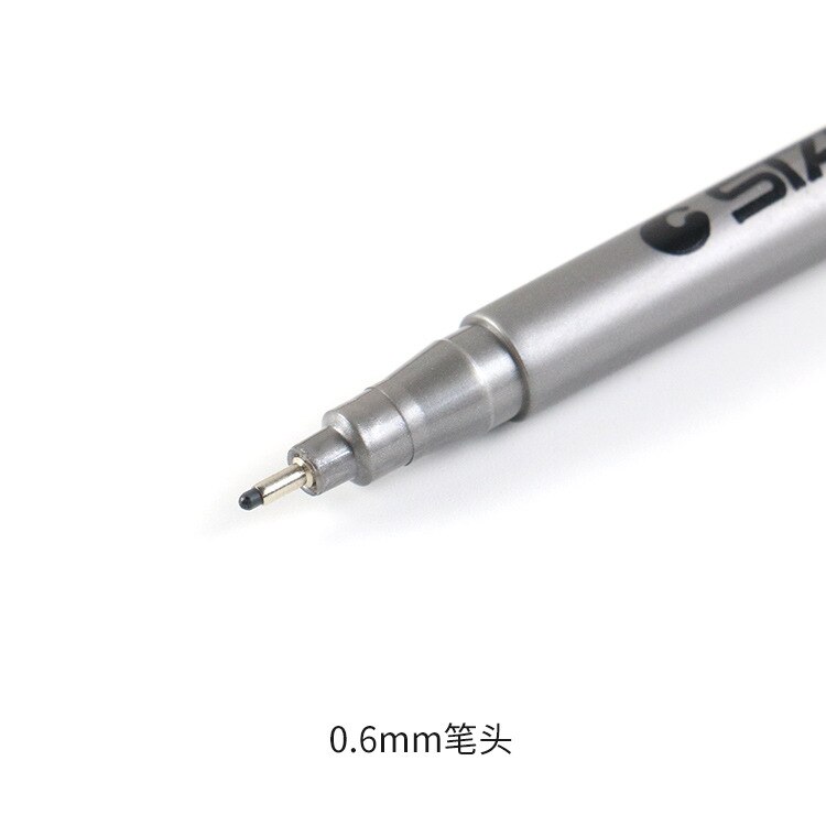 1Pc Waterproof Painting Pigment Lining Micron Ink Art Marker Black Fineliner Sketch Pen Needle Pen School Supplies Stationery: Green