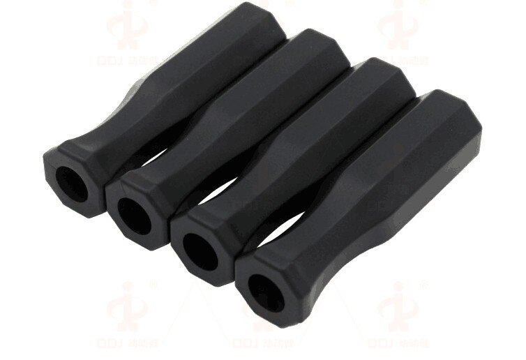 8 pcs Soccer Table Handle Grip Fussball Table Football Rubber Handle Grip Replacment Part Tables Foosball Accessories Black