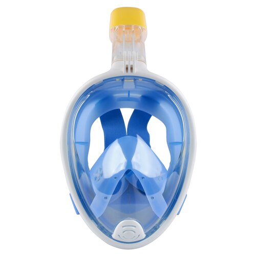 Máscara de buceo Scuba cara completa snorkel máscara subacuática Anti niebla snorkel buceo máscara para nadar pesca submarina buceo hombres: Blue N47 / S / M