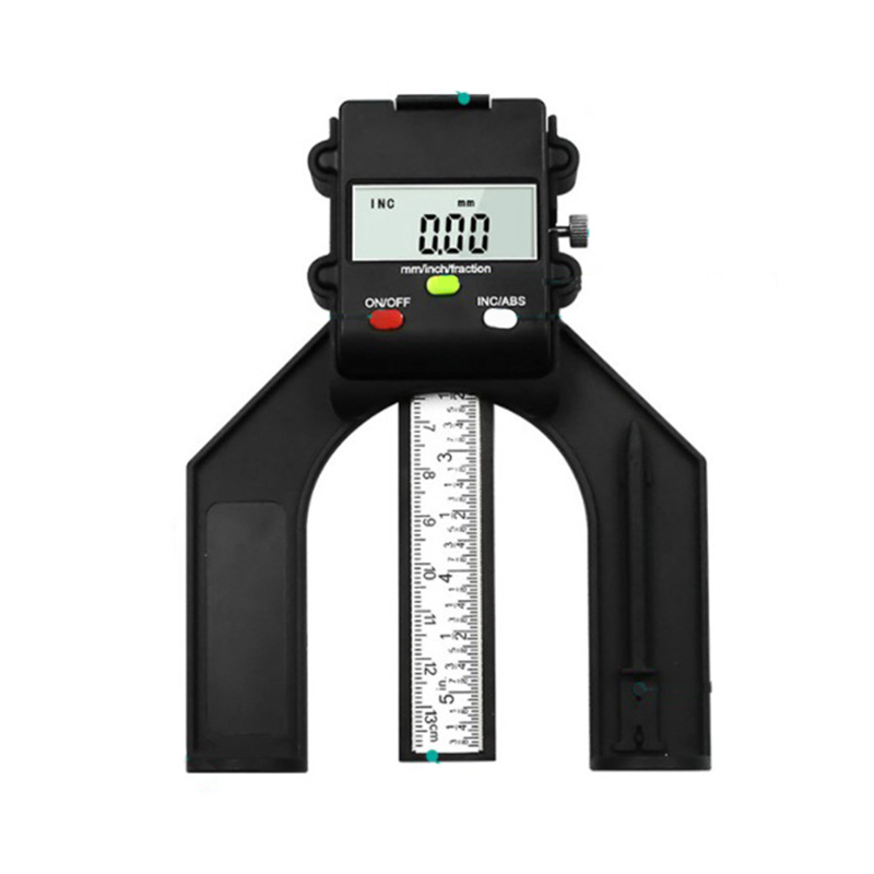LCD Digital Slide Caliper Vernier Ruler Height and Depth Gauge with Measuring Range 0-80mm with Magnets Router Table Saw Tool