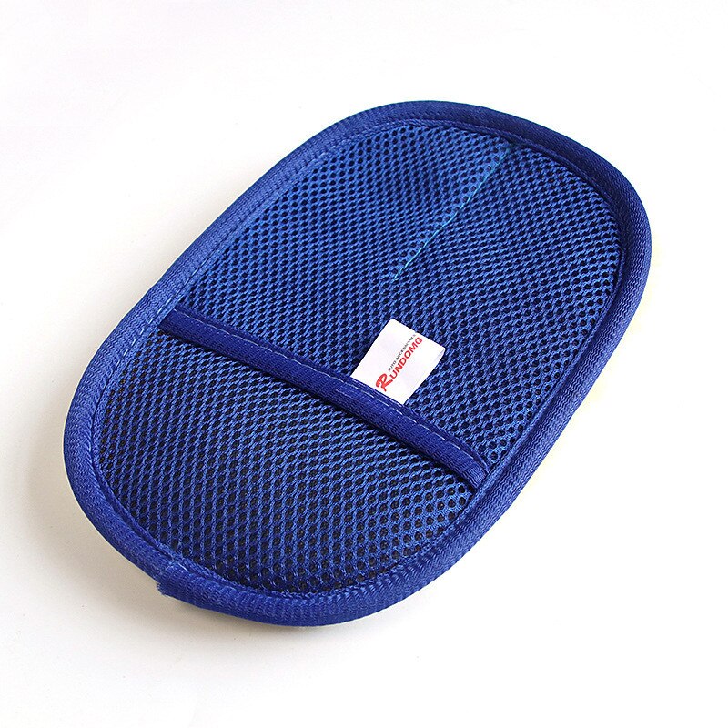 de lavado de coches limpieza esponja limpiador de vidrio onda azul lavado de coches triangular accesorios de coche
