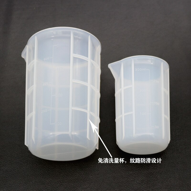 1pcs In Resina UV Colla di Resina del Silicone della Tazza di Misura Strumenti di Misura In Vetro di Cristallo Bilancia Stampi In Resina Per monili