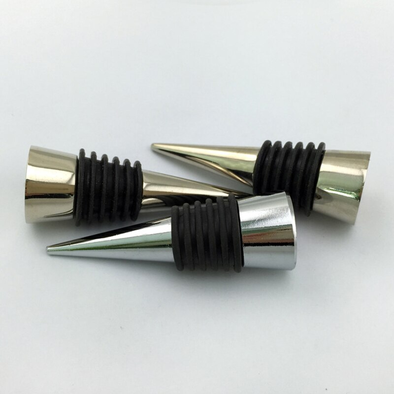 Wine Stopper Zinc Alloy Decorative Wine Storage Twist Cap Plug Reusable Vacuum Sealed Red Wine Bottles Stoppers Household Tools